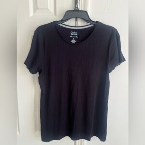 Croft & Barrow Black Classic Tee Shirt M